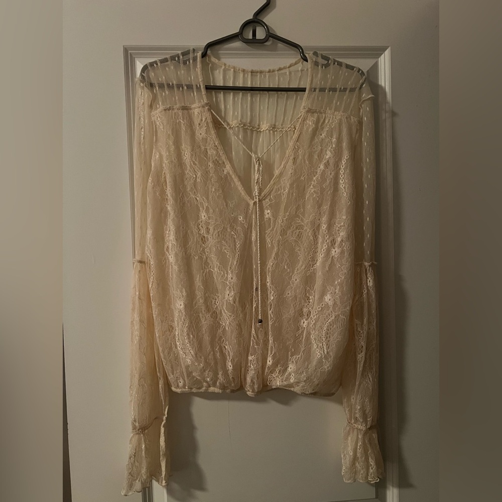 Free People Far Away Top Size Medium